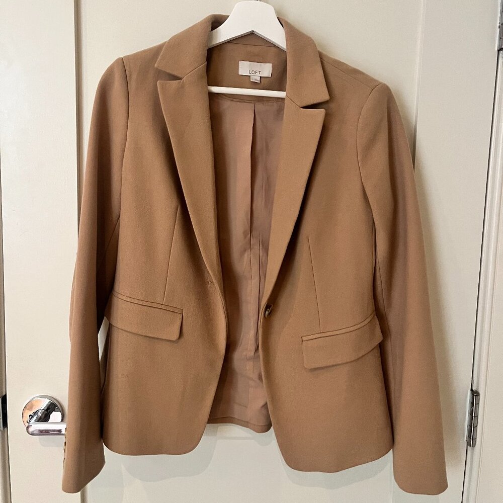 Tan Loft blazer